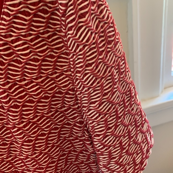 Anthropologie red weaved dress. NWOT. So cute - Picture 5 of 5